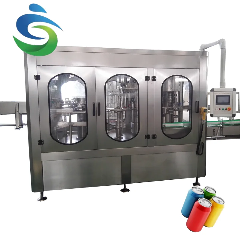 Машина для розлива газированных напитков, производственная линия