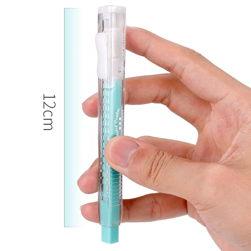 
japan stationery KOKUYO 4Pcs color mixed color eraser retractable refill replaceable eraser 