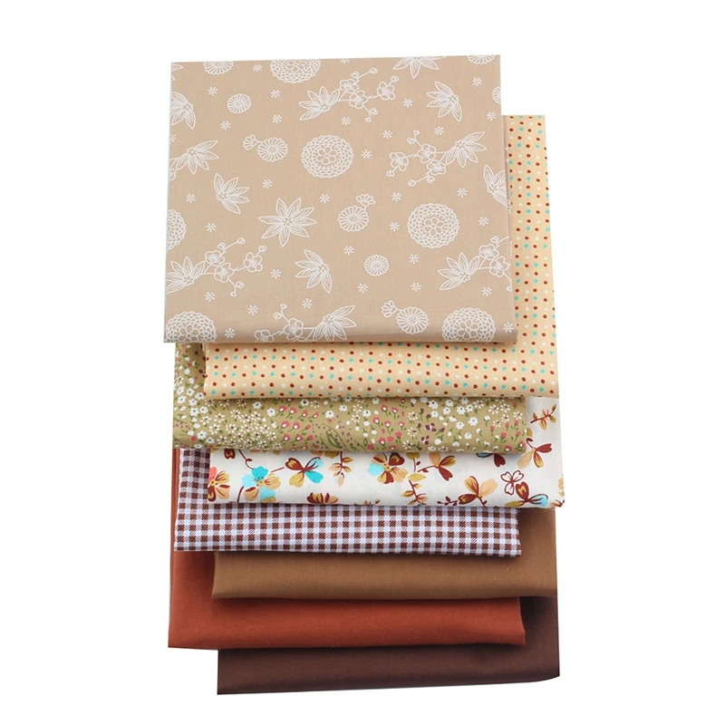Coffee Color Fabric Cloth Of Handmade Sewing Baby Children Dress fabric