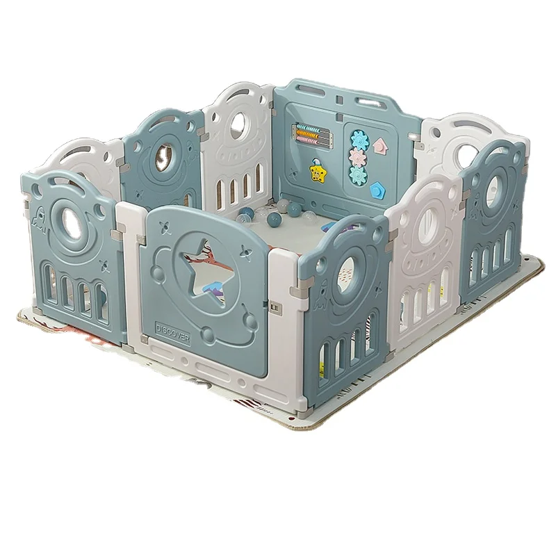 Безопасный детский манеж, детский манеж для игры в тренажерном зале, забор для ворот, большой манеж для детей