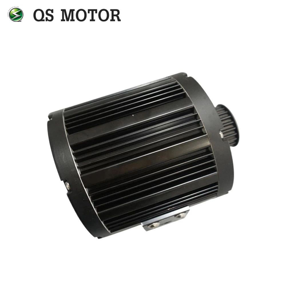 QS 138 3kW 72V100KPH old appearance mid drive motor with belt design