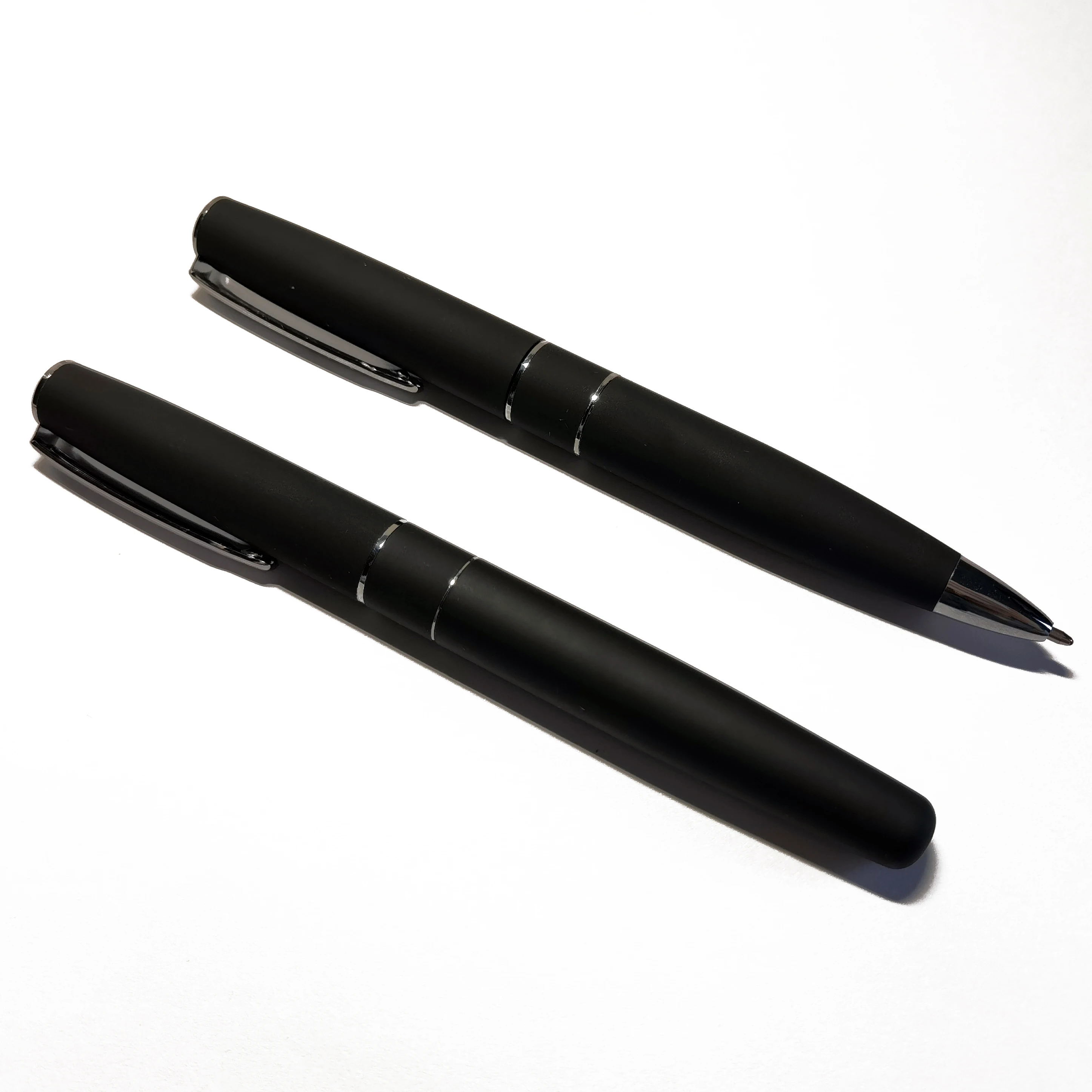 2022 personalized promotional matte black stylus stainless steel twist ballpoint pen