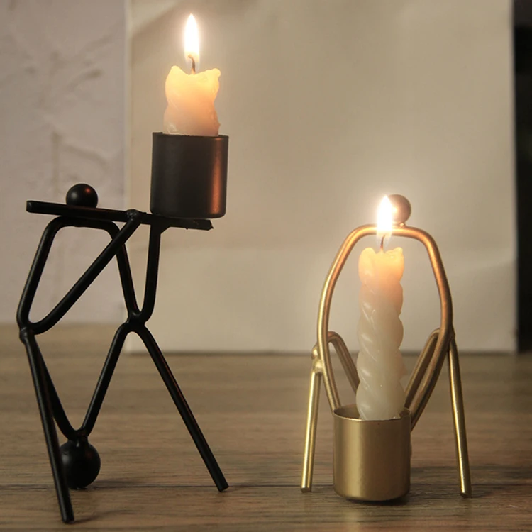 New Design Metal Candle Holders Lanterns Jars for Home Decorations-Christmas & Wedding Gifts