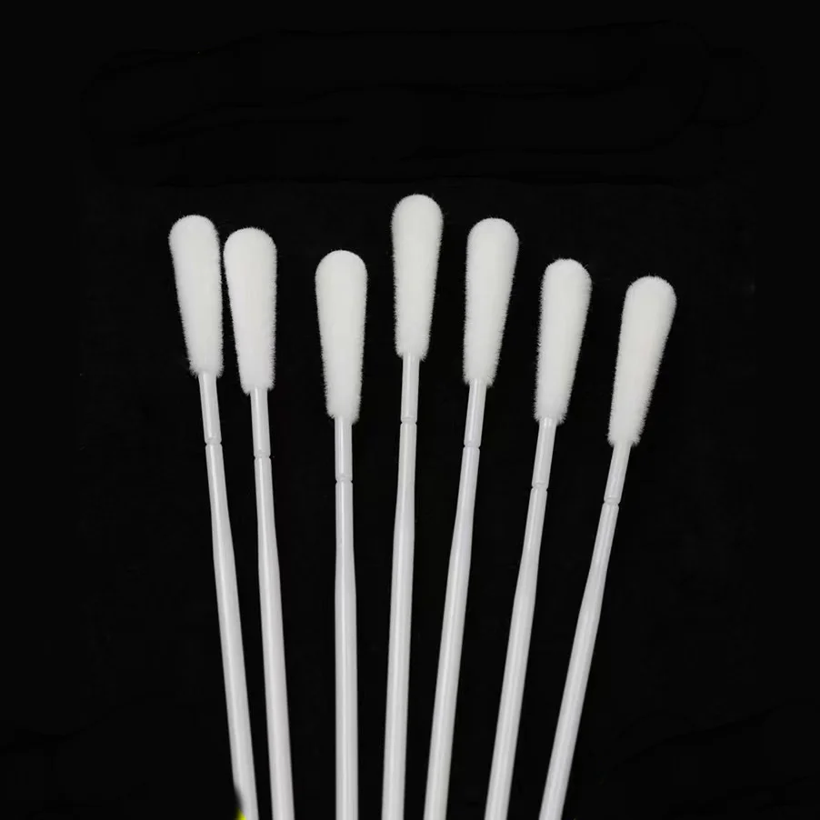 High Quality Nasopharyngeal Flocked Swabs Nylon Flocked Disposable Nasal Flock Swab
