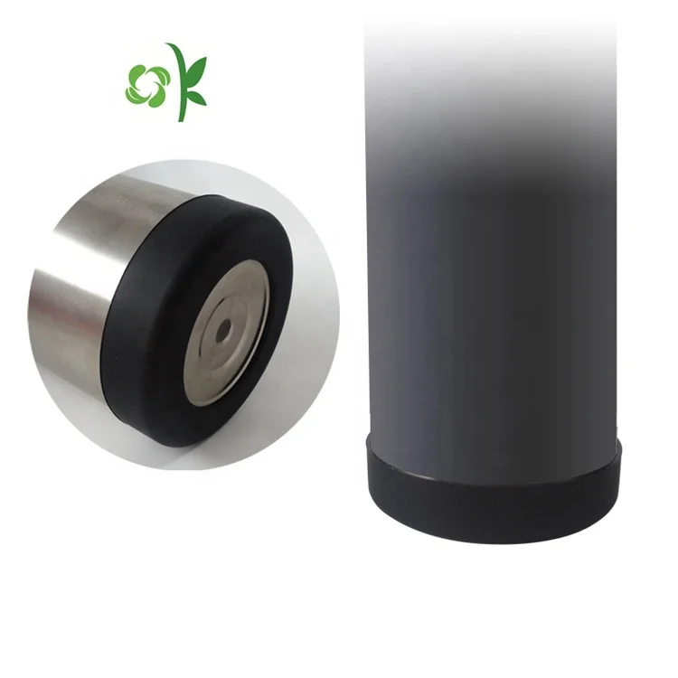 OKSILICONE Reusable Custom Logo 6cm Anti-slip Bottom Cover For Glass Water Bottle Protective Silicone Bottle Sleeve