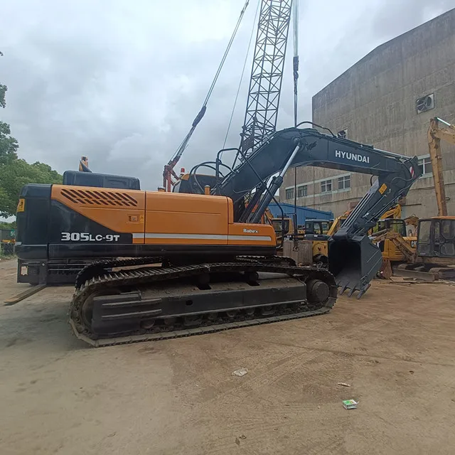 Heavy-duty machine Used Korea made Hyundai 305LC-9T Excavator Hydraulic System stable performance