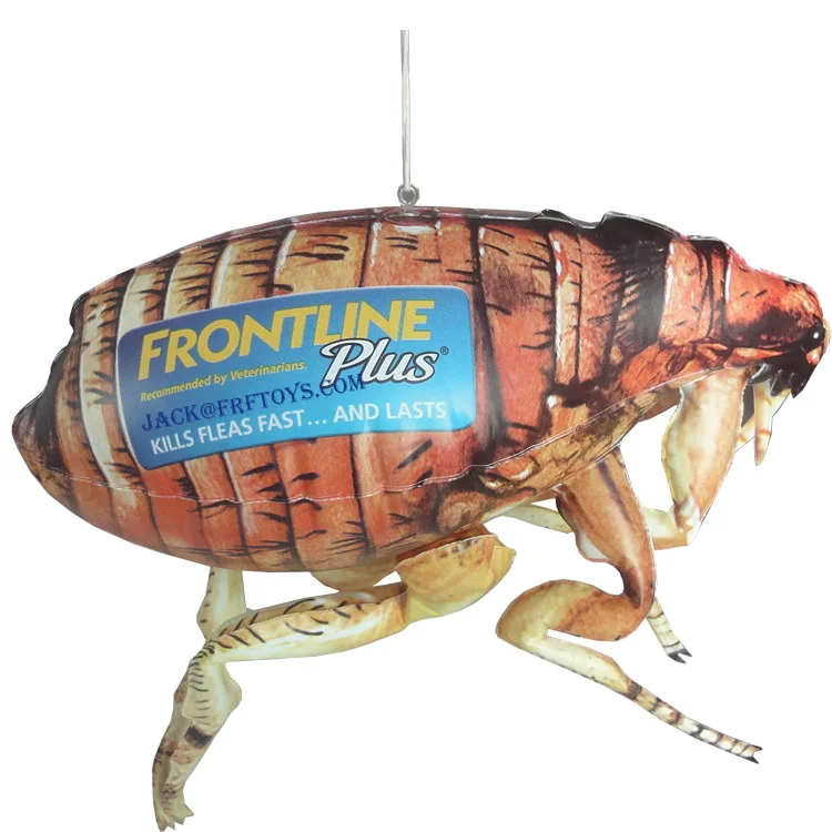 Store Display Custom Design PVC Inflatable Flea For Promotion Flea Killed Medicine