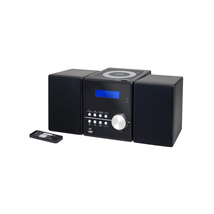 Remote Control Radio CD Player with Live for Sound Preset 20 FM radio stations