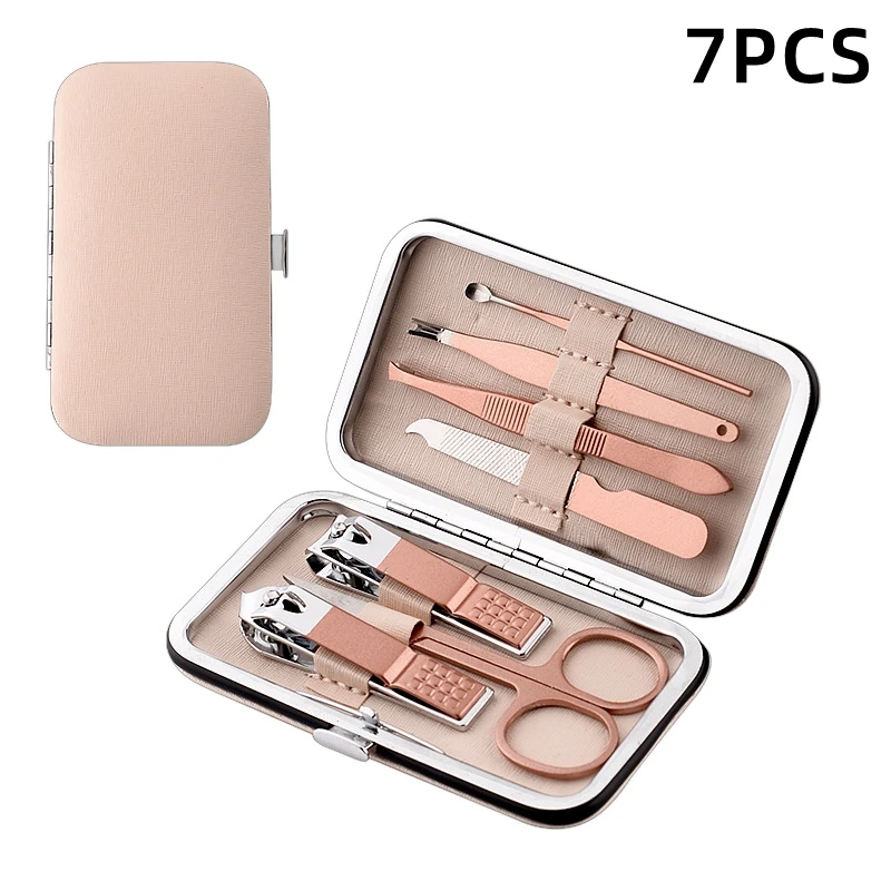 Stainless Steel Manicure Set 16 Pieces Private Label Nail Sets Beauty Manicure Pedicure Set