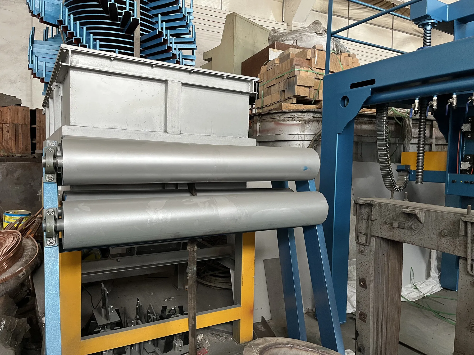 Chinese Factory OEM Production Line Copper Wire Tube Rod Upward Continuous Casting Machine