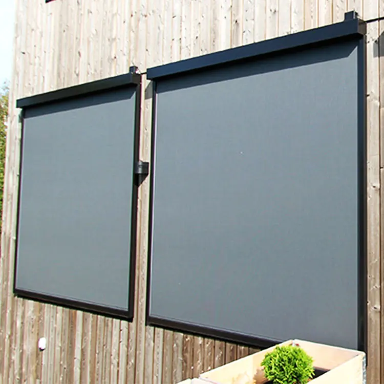 window sun screen outdoor shade roller vertical and zip track roller blinds