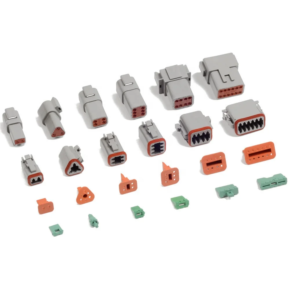 Automotive wiring harness Deutsch DT06-2S346812-pin waterproof automotive wire connector Deutsch harness connector