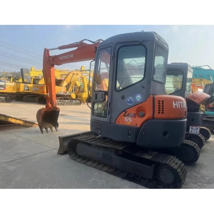 Hot Cheap zx55u Used Ex200-3 Hydraulic Excavator Zx70 Hitachi Digger In Stock