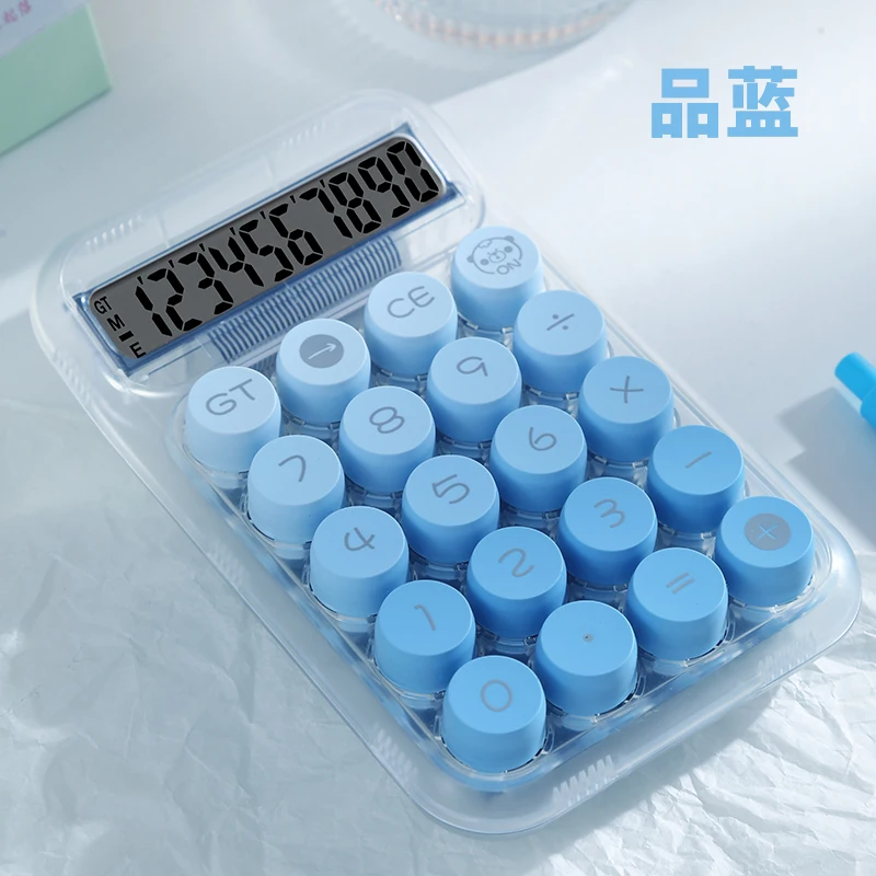 Best Wholesale 8179 pro New arrival student office transparent 10 digits table calculator Electronic desktop Calculator