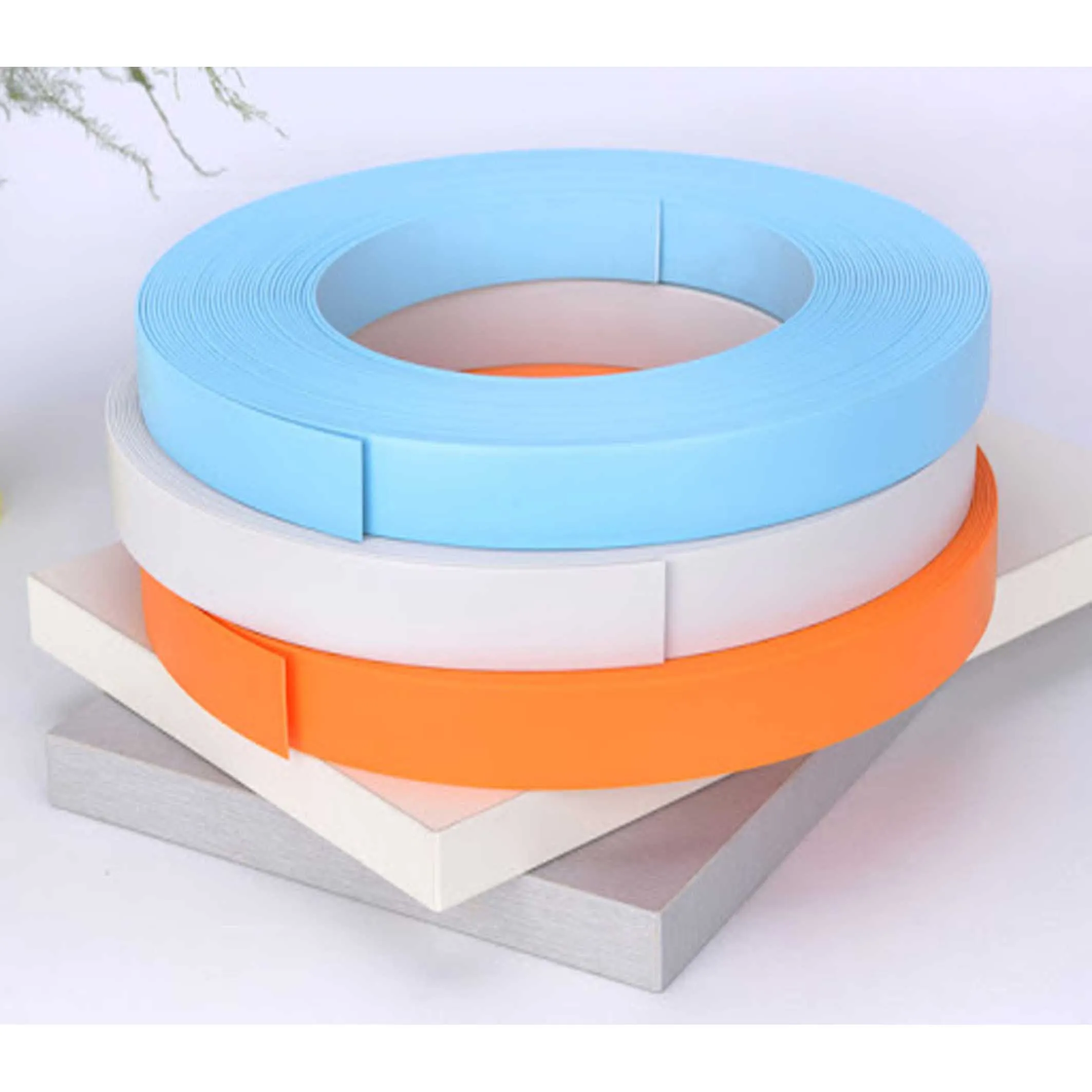 Self-Adhesive 3D PVC/ABS/Acryl Edge Banding Tape for Cabinets MDF Pane Furniture Accessory with Melamine Metal Acrylic Material