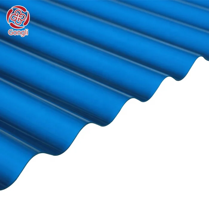 Heat Prooof Roof Sheet Rain protection Pvc Corrugated Plastic Roofing Sheet for Shed