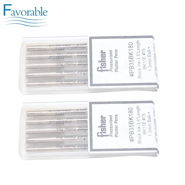 Плоттерные ручки Fisher 3 5 дюйма 1 мм черные шарики PB35BK180 подходят для резаков электрических фар