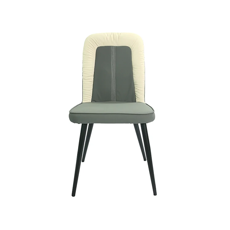 
Recycled Leather Dining Chair Racy Mid-Century Pink Upholstered Patchwork Fabric Orient Bay Cane Chairs Non Slip Kitchen 