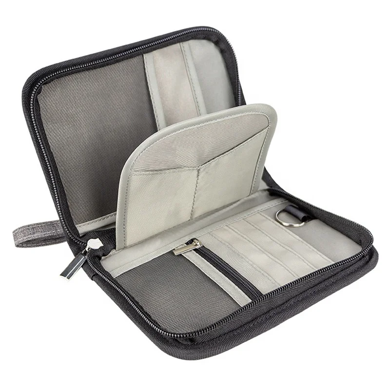 Newest Customized Passport Holder Travel Wallet RFID Blocking PU leather Case Cover