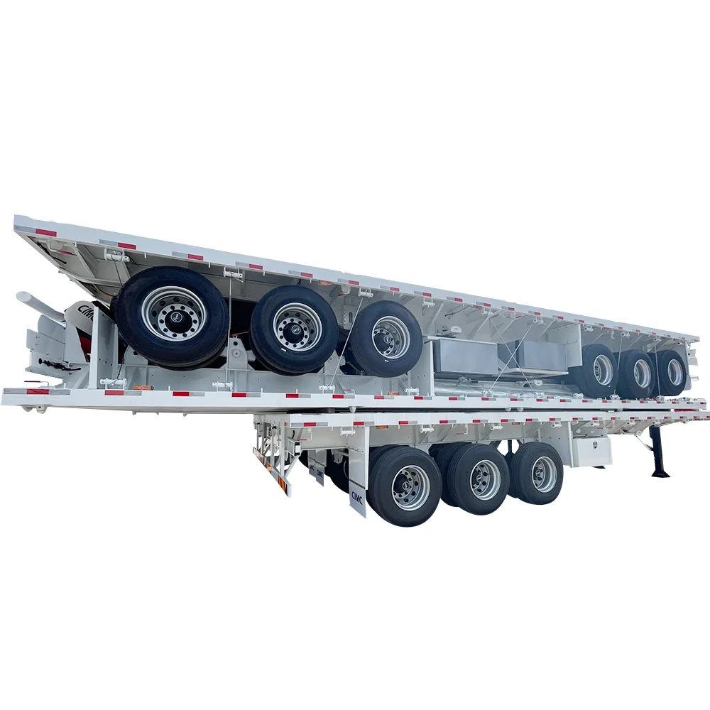 2023 CAMC Vehicle Master 3 Axles 40ft Container Flatbed Semi Trailer