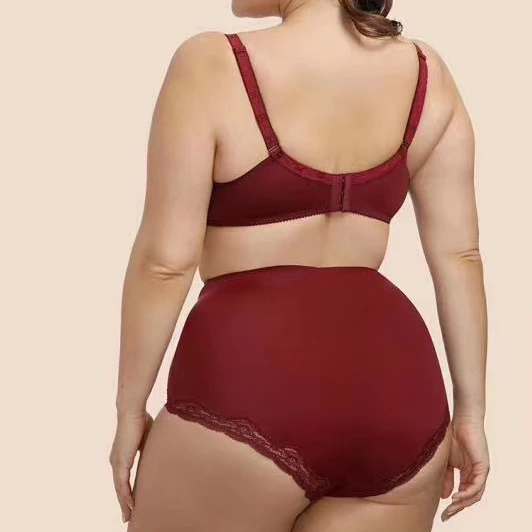 Plus Size Full Cup Push Up Convertible Straps Breathable Comfortable Bras for Fat Women