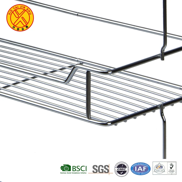 Hot Sale stainless steel bathroom Three layer sundries shampoo rack