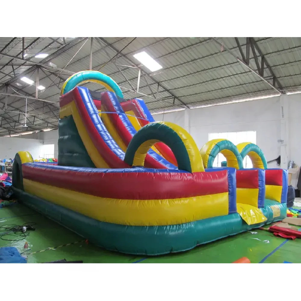 Blow Up Kids Adult Bounce House Air slide Inflatable Obstacle Course