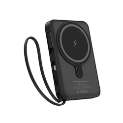 2022 New Product 3 in 1 magsaf battery pack external phone battery charger power bank magnetic with cable