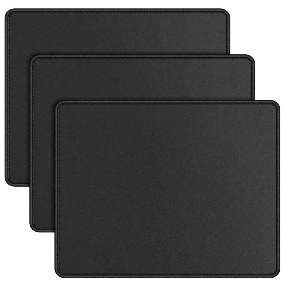 Коврик для мыши с прошитыми краями, текстурированный Нескользящий Резиновый коврик для мыши