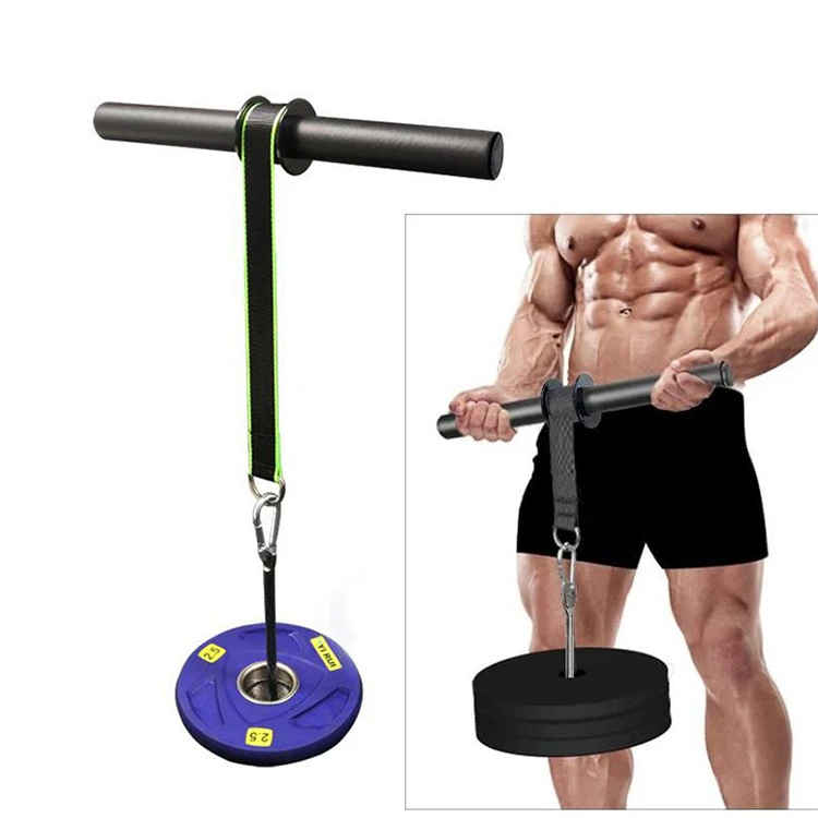 Arm Training Wrist Blaster Forearm Roller for Weight Plates Workout Exerciser and