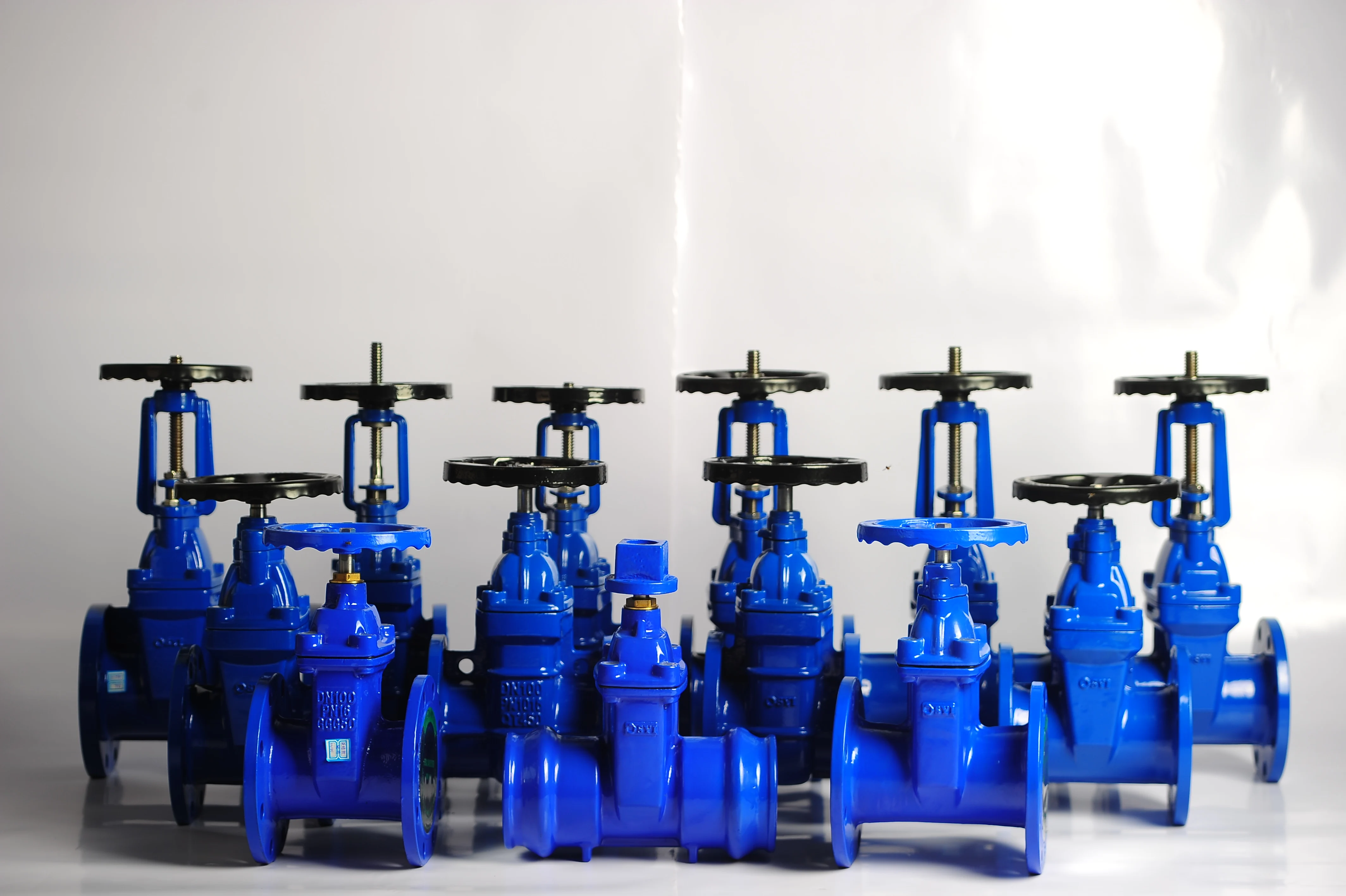 SYI Excellent Corrosion Protection PN10 PN16 DIN 3352 F4 Non-Rising Stem Metal Seated Gate Valve