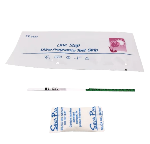 Quick to use easy to operate highly accurate hcg strip pregnancy test urine