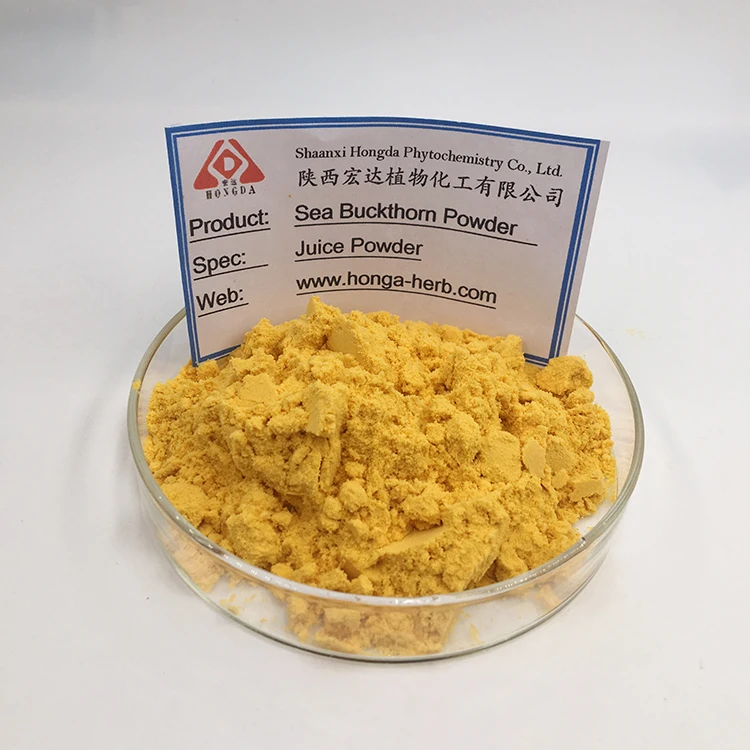 Best Quality Sea Buckthorn Fruit Extract Juice Powder Chinese Sea Buckthorn Powder