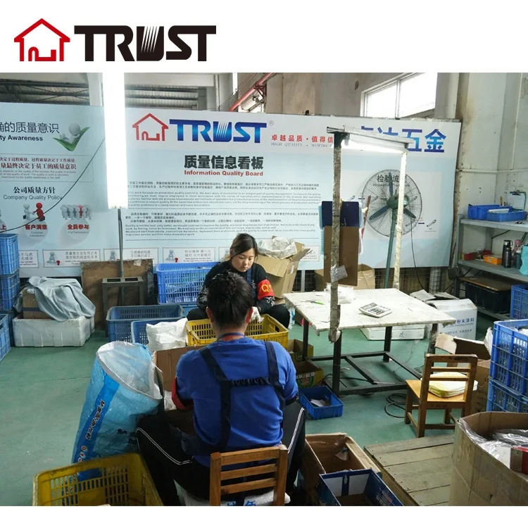 TRUST 4574-SN Grade 2 Cylindrical Lock  Storeroom Function  Saturn Lever Design Satin Chrome Finish