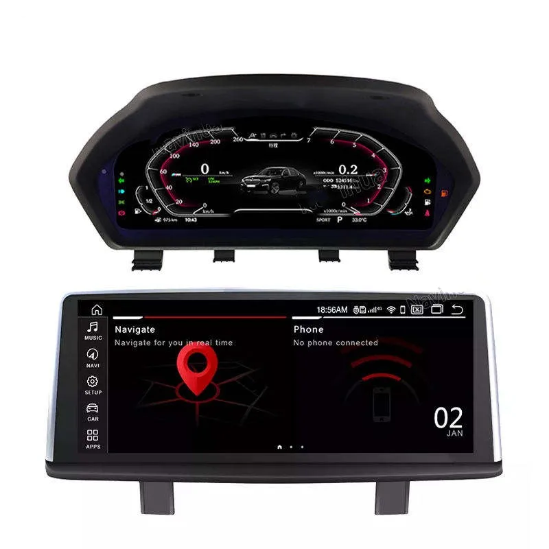 ЖК-цифровой кластер инструмент сенсорный экран Carplay Gps навигация для BMW 3 4 серии F30 Автомобильный