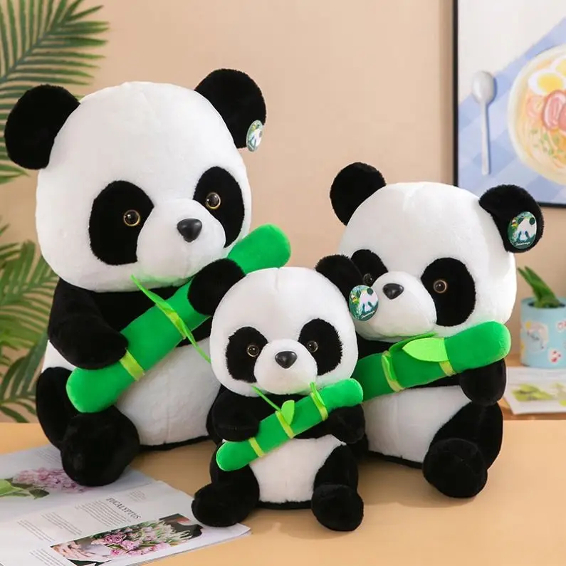 Hug Bamboo Fat Panda Soft Toy Child Gifts Bedtime Dolls Cute Plush Zoo Animals Panda Stuffed Animal Toys