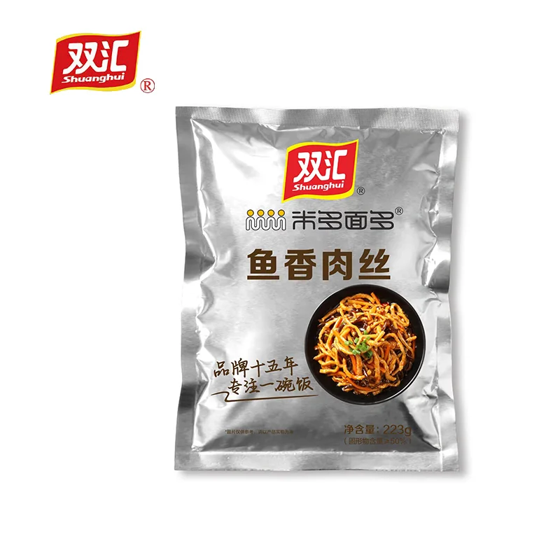 Shuanghui Cuisine Instant Food Teng pepper chicken fish fragrant meat shredded Meicai minced meat pre-cooked dish (spicy)223g