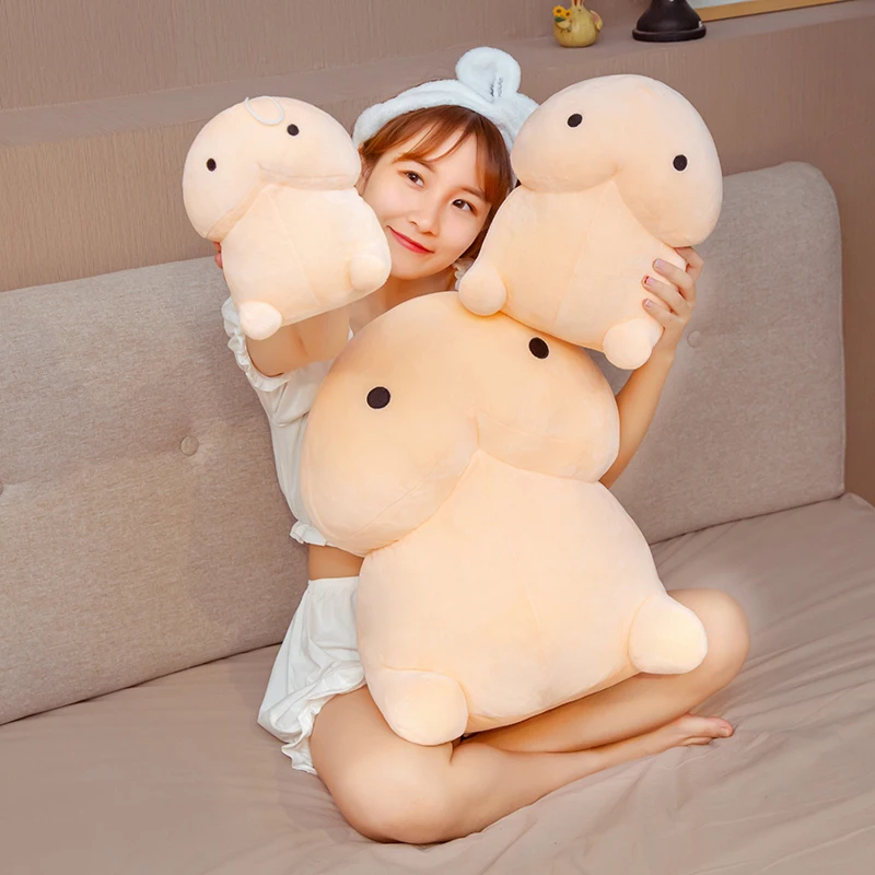2020 hot sale Funny plush toy custom stuffed simulation penis pillow 3D shape soft toy