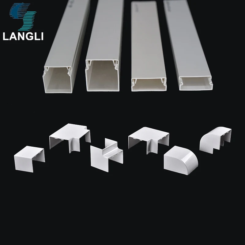 Shunde Manufacturer Hot Selling All specification sizes pvc ducts and accessories pvc trunking