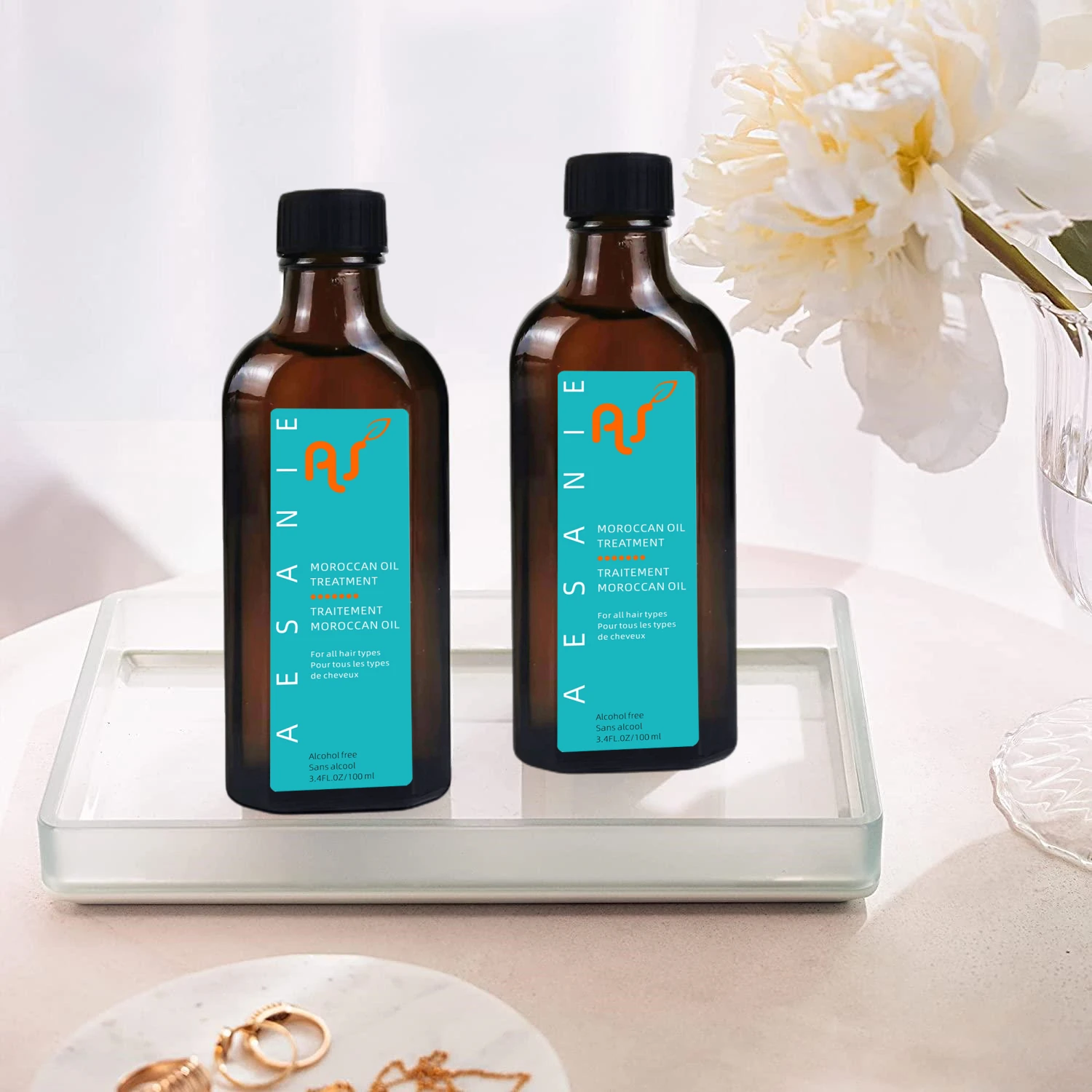 OEM ODM Organic Moroccan Argan Oil Hair Growth Products Pure Essential Hair Oil