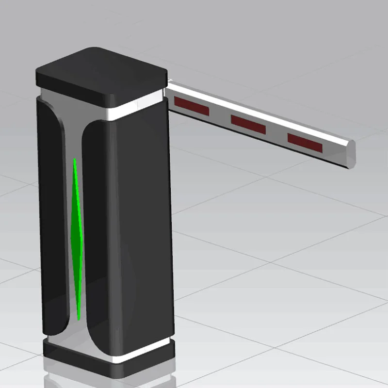 S10 DC Brushless servo barrier gate, toll gate 0.6sec/0.9sec to 6 sec adjustable