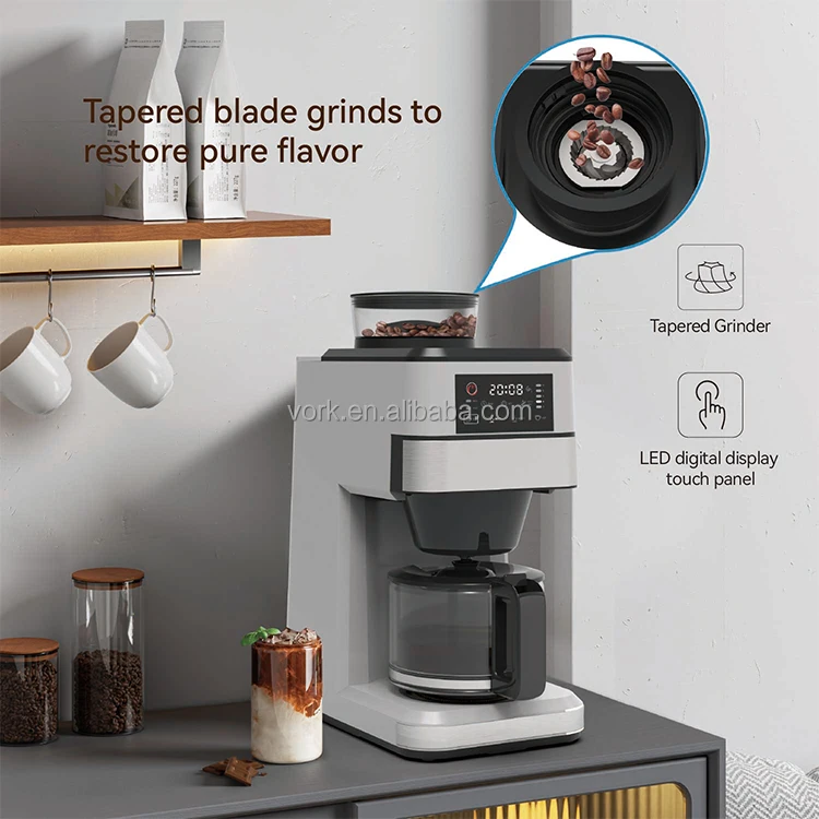 Smart card Puccino automatic espresso machine manufacturer, with grinder milk cans for home use