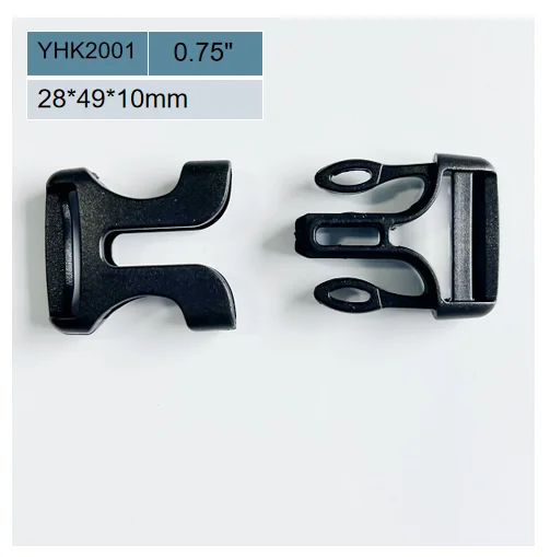 Factory Quick release breakaway safety buckle plastic side release plastic buckle