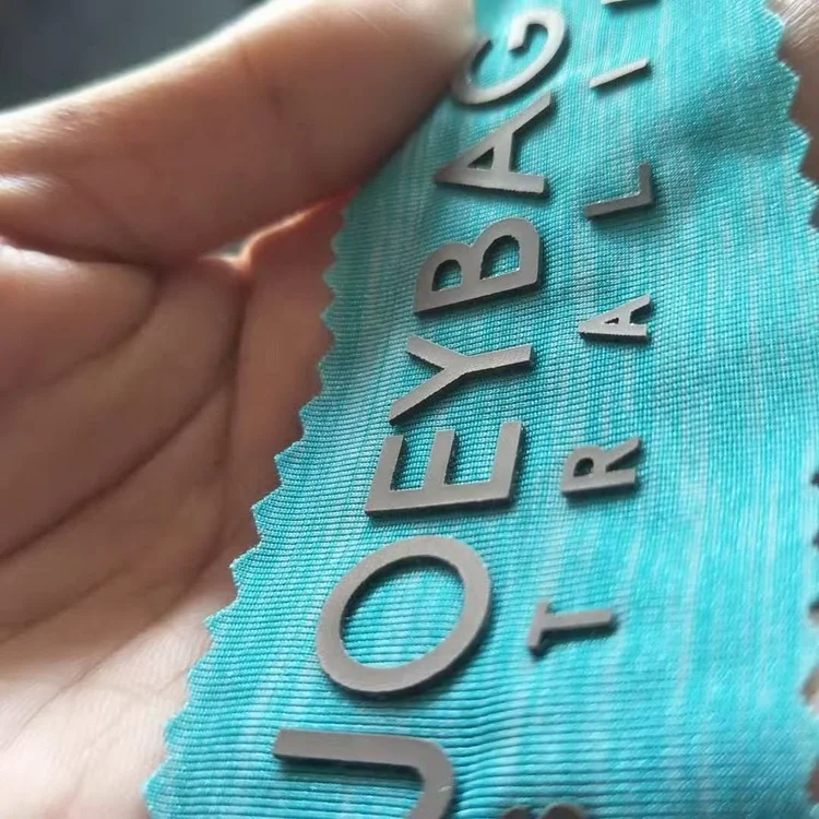  Аксессуары для одежды виниловый тепловой логотип на заказ силиконовая 3D бирка тепловая этикетка пресс