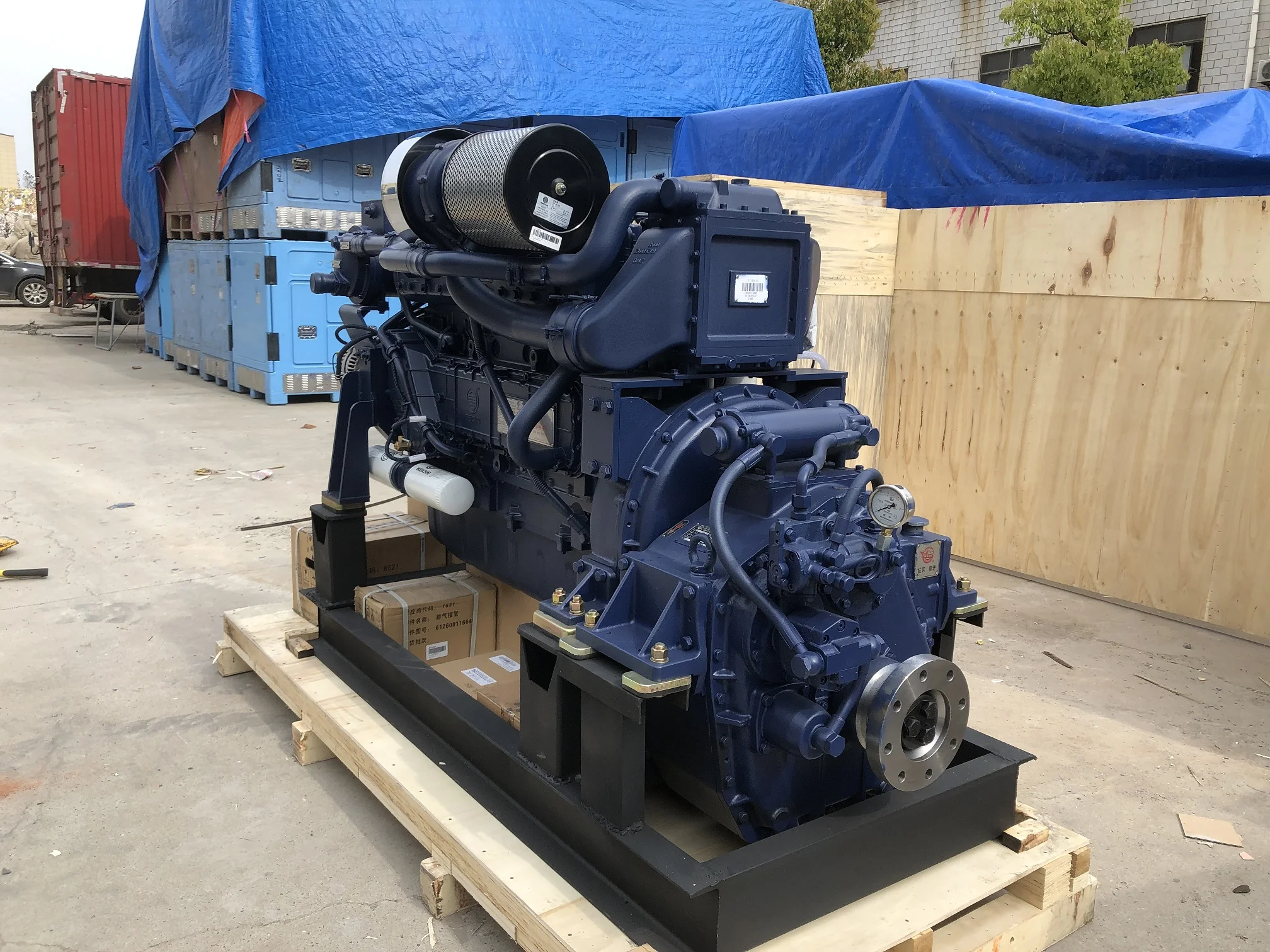 Best seller and brand new Weichai 4 stroke 6 cylinder diesel engine used for marine WD10C312-18
