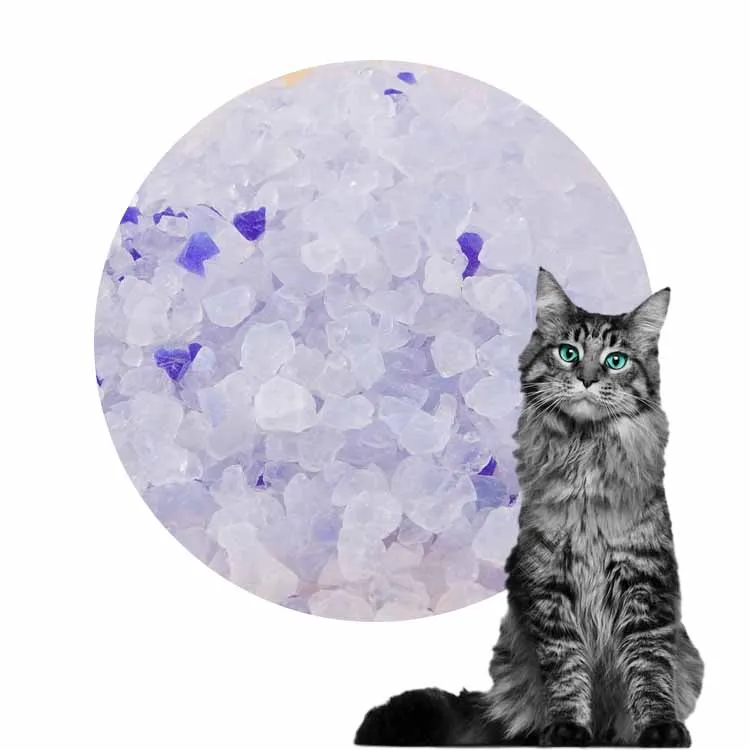 Manufacturer Supply Bulk Pet Cleaning Toilet Silica Gel for Cats Sustainable Crystal Cat Litter Sand