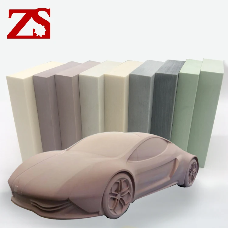 ZS-TOOL Easy workablr  polyurethane tooling board for car model making cast plastic sheets pattern cutting board