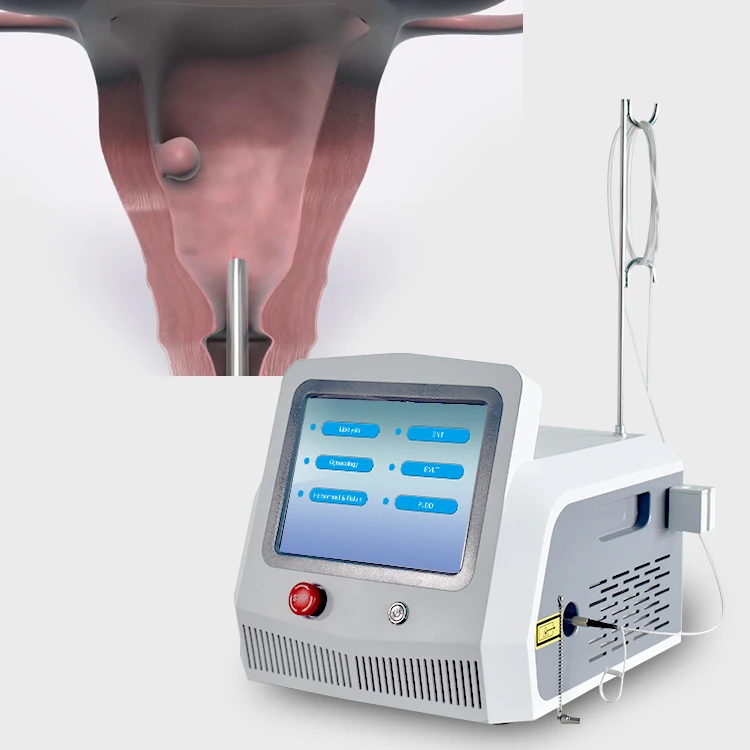 2024 Vaginal tightening machine gynecological physiotherapy Laser vagina rejuvenation 980nm 1470nm diode laser vaginal pain