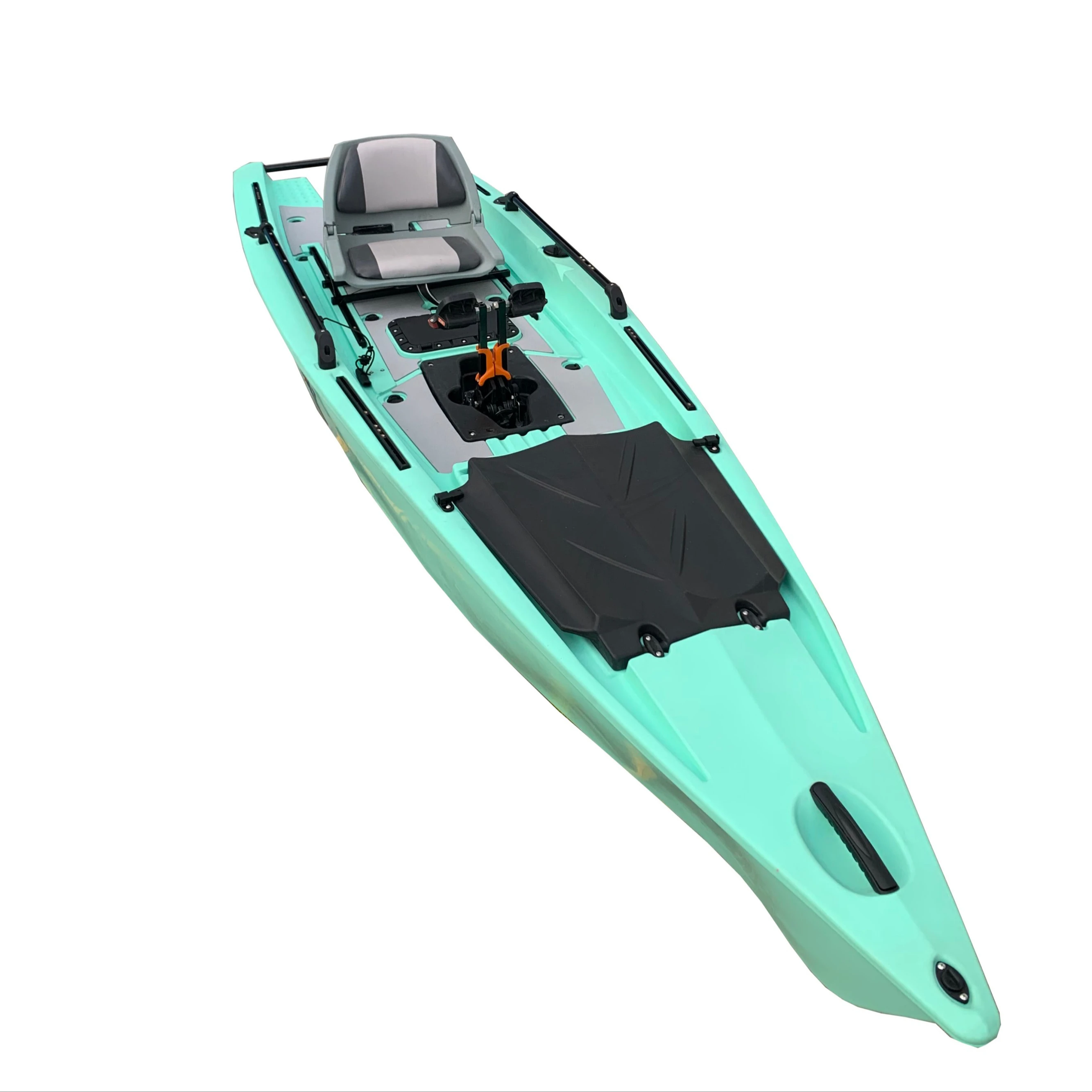 New arrival 13ft 4m rotomolded plastic skiff boats fishing motorised kayak