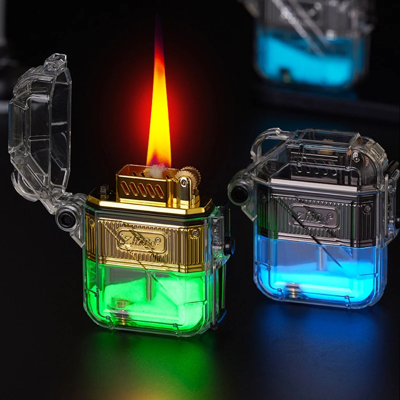 New products Waterproof Metal designer kerosene lighters in outdoor